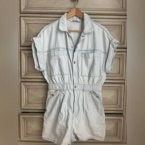 Zara Light Blue Denim Shirt